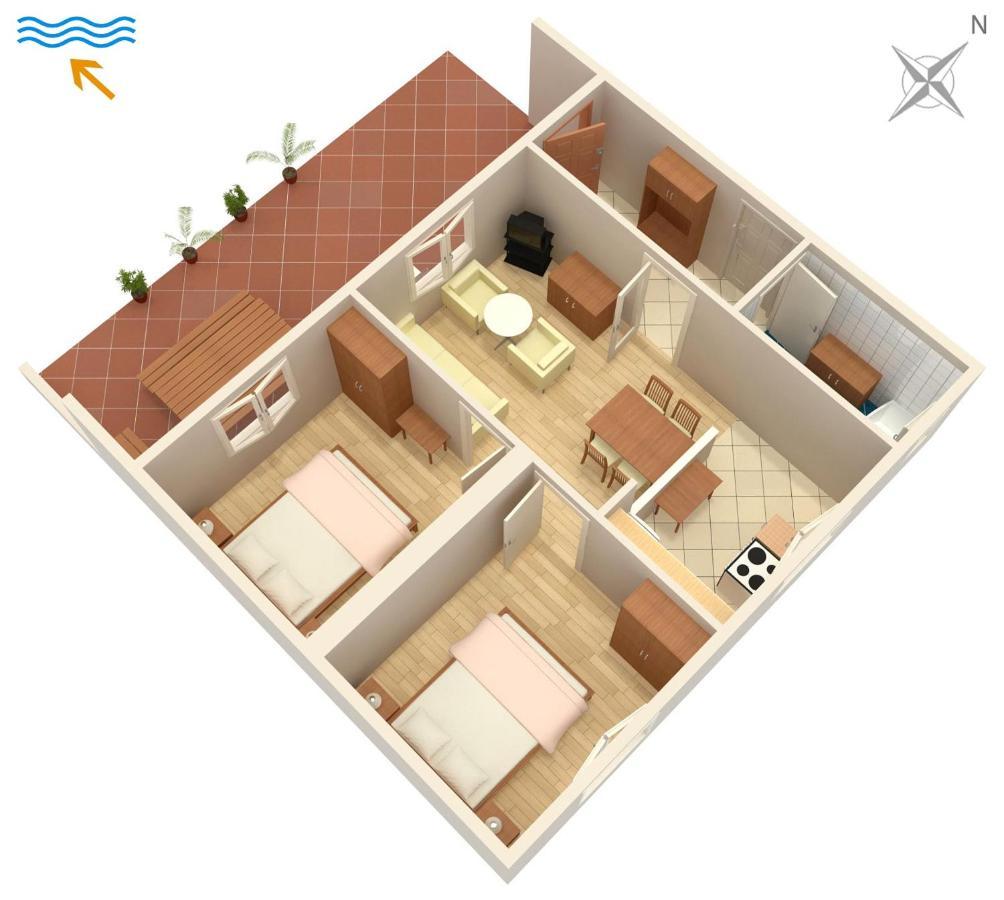 Apartments By The Sea Punat, Krk - 5351 المظهر الخارجي الصورة